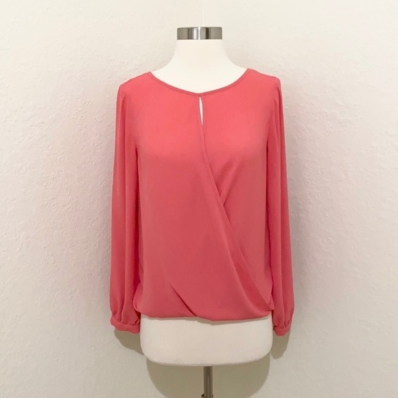 Forever 21 Blouse (pink/salmon color) - Picture 1 of 7